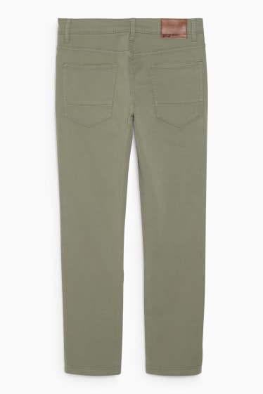 Hombre - Pantalón - slim fit - Flex - LYCRA® - verde claro