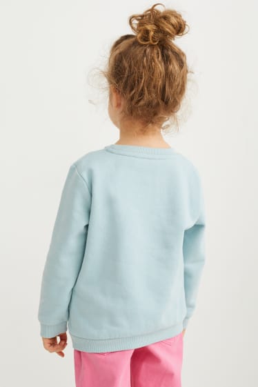 Enfants filles - Licorne - sweat - bleu clair