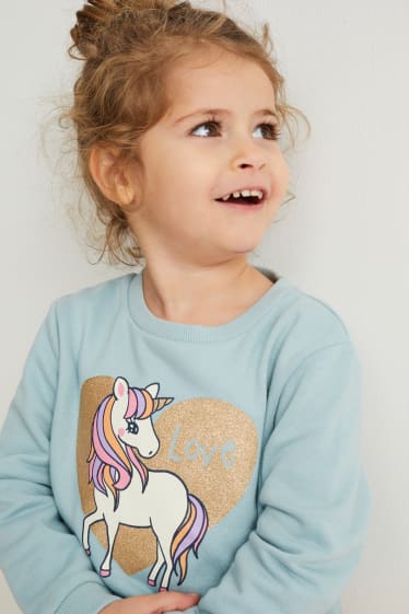 Children - Unicorn - sweatshirt - light blue