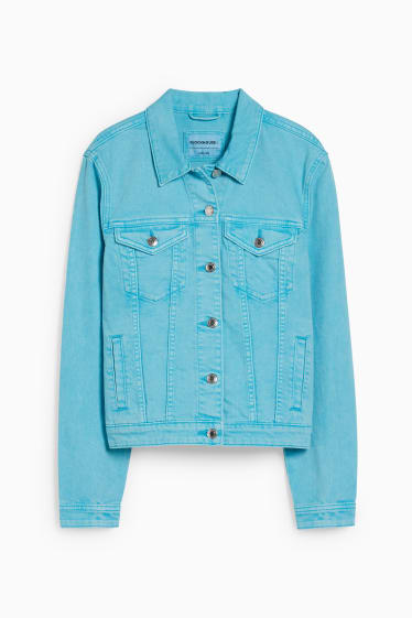 Women - CLOCKHOUSE - denim jacket - turquoise