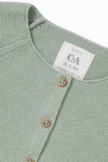 Baby Mädchen - Baby-Strickjacke - grün