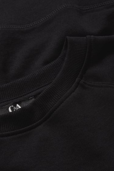 Dames - Basic-sweatshirt - zwart
