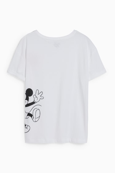 Women - T-shirt - Mickey Mouse - white