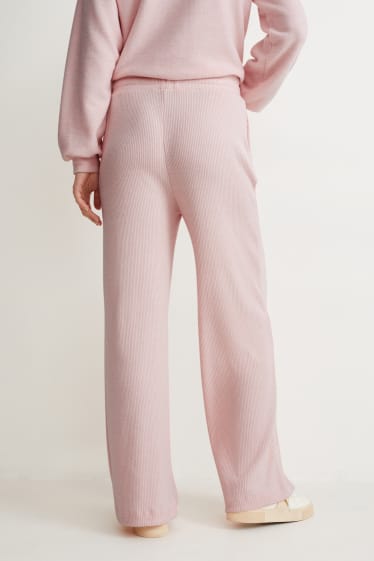 Femmes - Pantalon en jersey - Loose Fit - rose