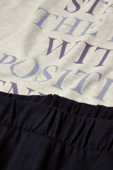 Dona - Pijama - gris clar jaspiat