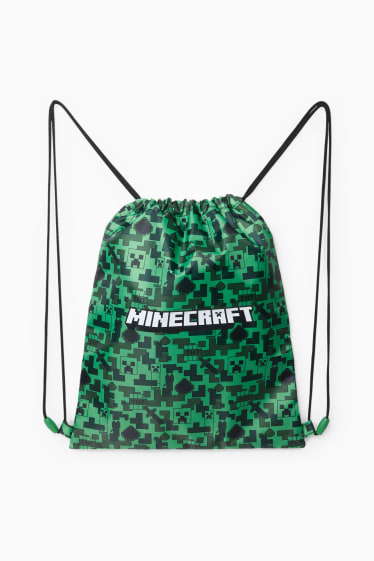 Kinder Jungen - Minecraft - Sportbeutel - grün