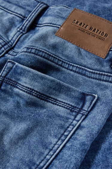 Kinder - Slim Jeans - Thermojeans - Jog Denim - jeans-blau
