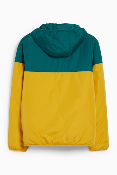 Men - Jacket with hood - yellow