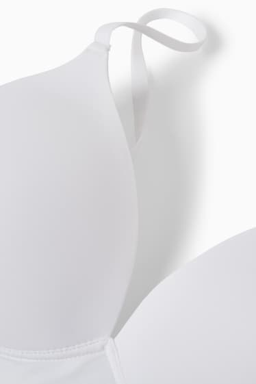 Damen - Multipack 2er - BH ohne Bügel - wattiert - LYCRA® - weiß