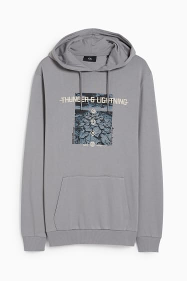 Men - Hoodie - gray