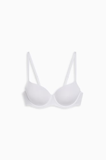 Dona - Sostenidors amb cèrcols - FULL COVERAGE - enconxats - LYCRA® - blanc