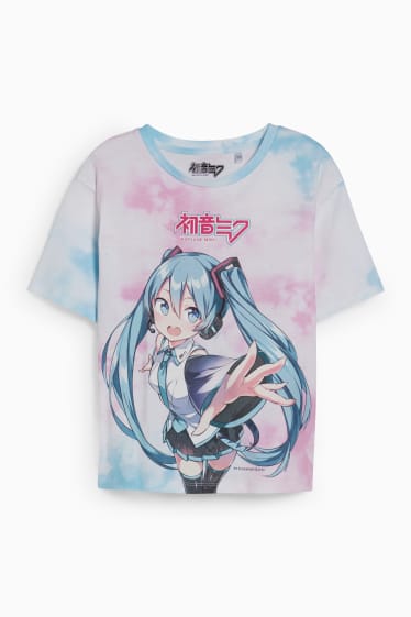 Copii - Hatsune Miku - tricou cu mânecă scurtă - violet deschis