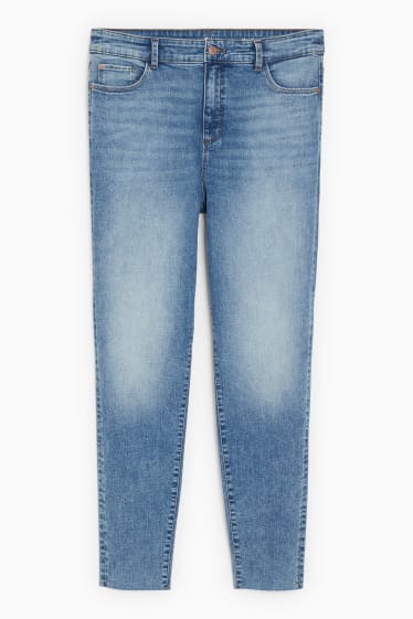 Dámské - Skinny jeans - high waist - LYCRA® - džíny - světle modré