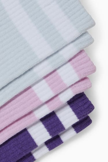 Dona - Paquet de 3 - mitjons de tennis - blau clar