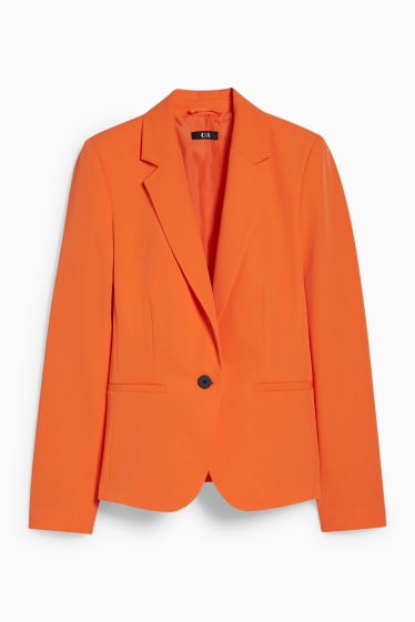Women - Blazer - fitted  - orange