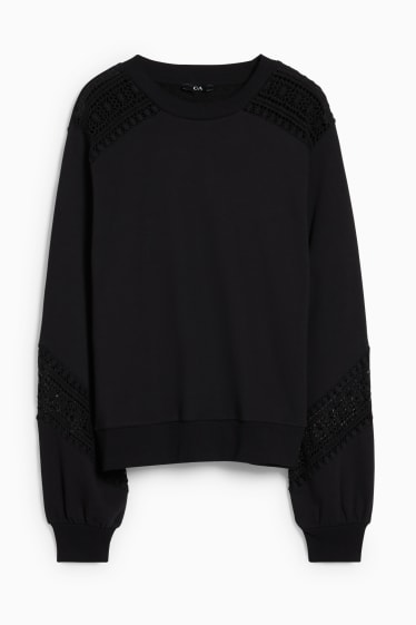 Damen - Sweatshirt - schwarz