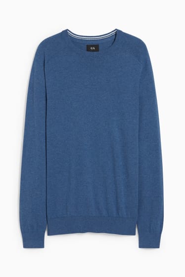 Hommes - Pullover - bleu foncé