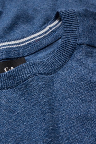 Hommes - Pullover - bleu foncé