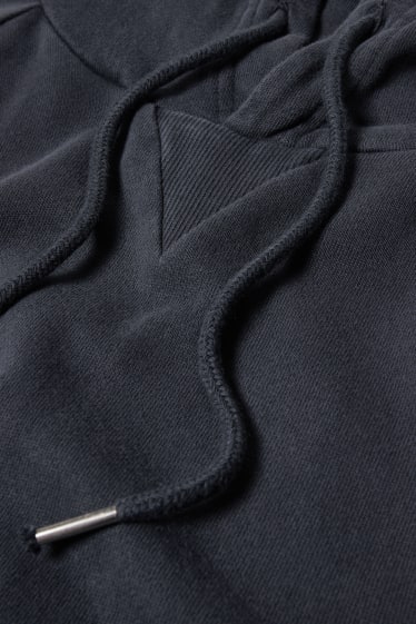 Hombre - Sudadera con capucha - azul oscuro