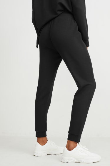Kobiety - Spodnie dresowe basic - czarny