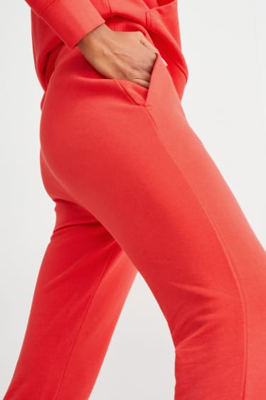Dona - Pantalons de xandall bàsics - vermell
