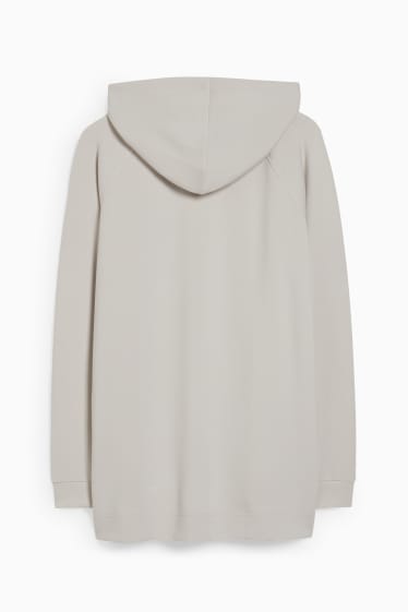 Damen - Basic-Hoodie - cremefarben