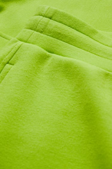 Donna - Pantaloni sportivi basic - verde fluorescente