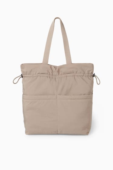 Kobiety - Torba shopper - srebrny