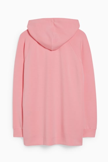 Damen - Basic-Hoodie - pink