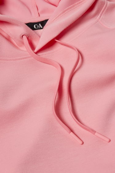 Damen - Basic-Hoodie - pink