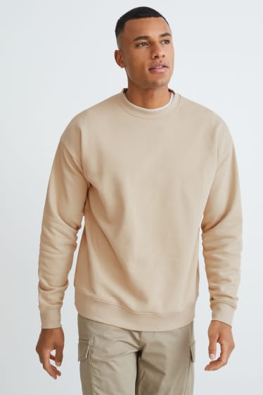 Men - Sweatshirt - beige