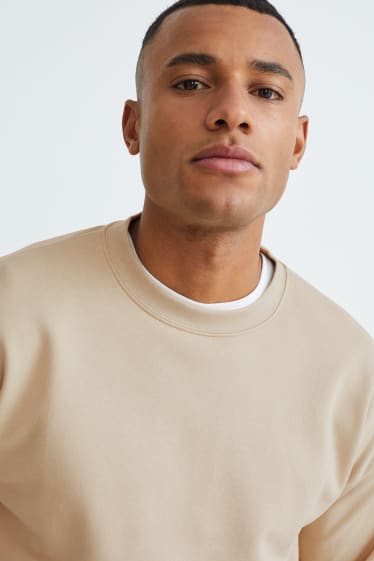 Men - Sweatshirt - beige