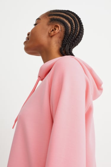 Damen - Basic-Hoodie - pink