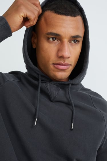 Heren - Hoodie - donkerblauw