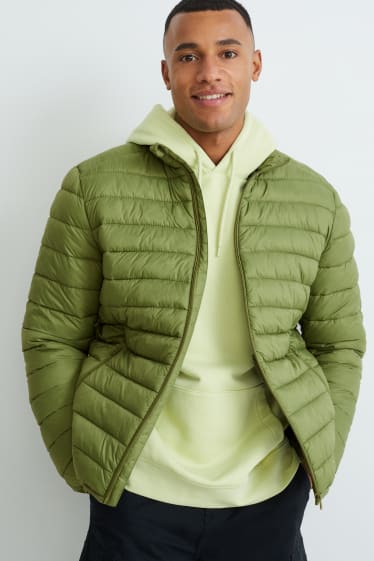 Men - Quilted jacket  - green