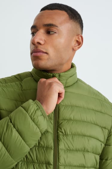 Men - Quilted jacket  - green