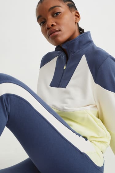 Mujer - Pantalón de deporte funcional - fitness - azul oscuro