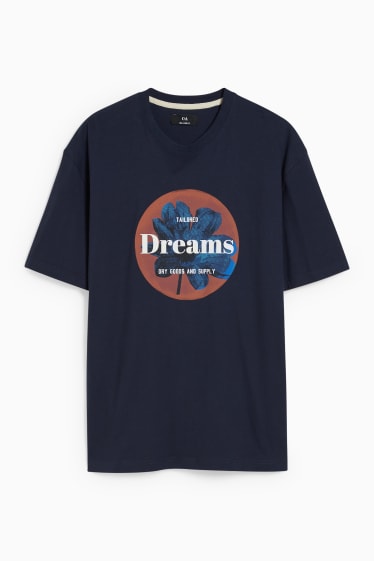 Hommes - T-shirt - bleu foncé