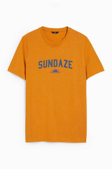 Heren - T-shirt - oranje