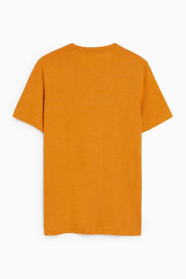 Pánské - Tričko - oranžová
