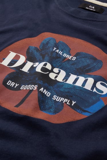 Hommes - T-shirt - bleu foncé