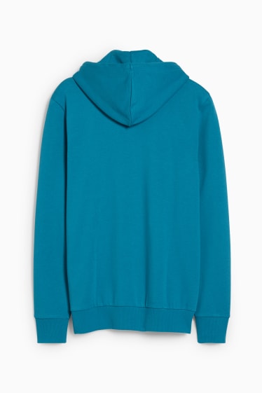 Hommes - Sweat à capuche - turquoise foncé