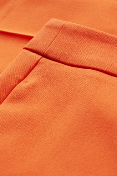 Mujer - Pantalón de tela - mid waist - regular fit - naranja