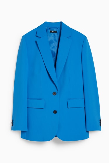 Women - Oversized blazer - blue