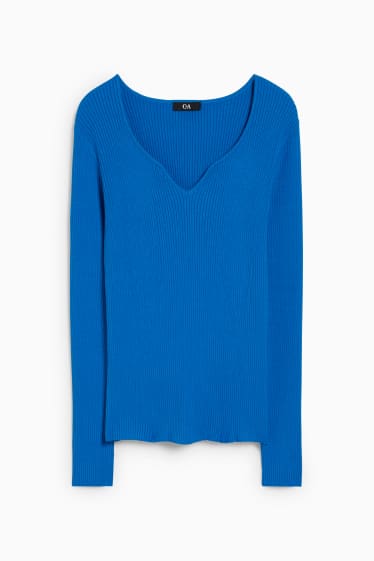 Femmes - Pullover - bleu