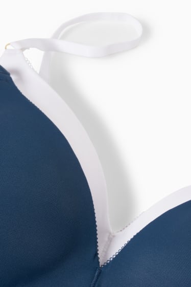 Women - Multipack of 2 - non-wired bra - padded - LYCRA® - white
