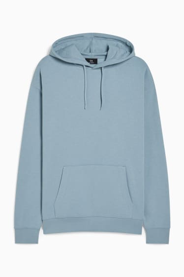 Heren - Hoodie - lichtblauw