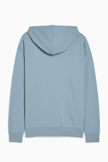 Heren - Hoodie - lichtblauw