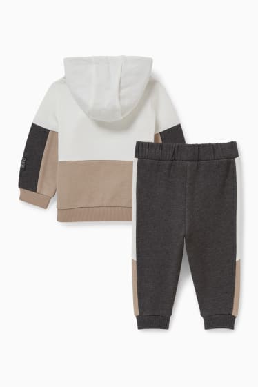 Baby Jungen - Baby-Outfit - 2 teilig - weiss