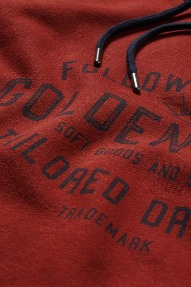 Men - Hoodie - rust